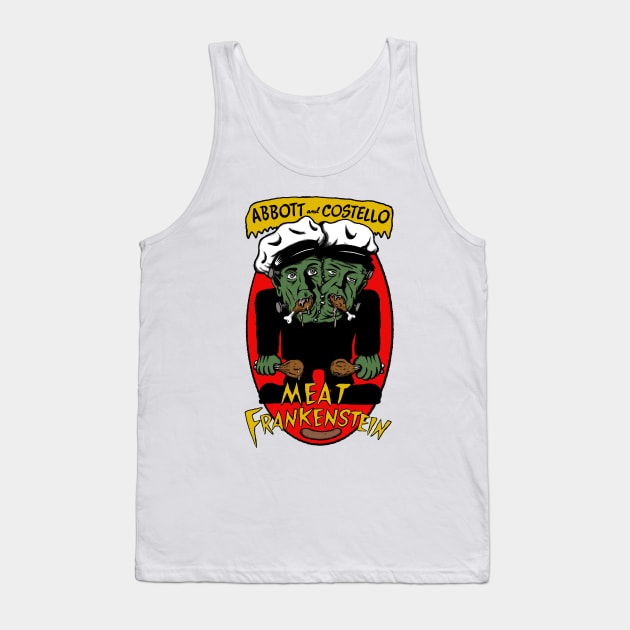 Abbot and Costello: Meat Frankenstein Tank Top by lancegoiter